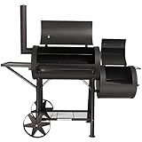 TAINO Yuma XXL 90kg Profi-Smoker massiver Räucherofen Holzkohle schwarz...