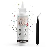 Allisway Schmucksteinkleber, Schmuckkleber, Bastelkleber, Stark Haftend,...