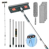 Fensterwischer, 2.75m Fensterputzer, Teleskop Fensterwischer mit...