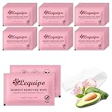 50 Stück einzeln verpackte Abschminktücher Bulk Single Makeup Remover...