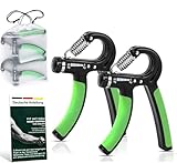 zenlete Profi Fitness Handtrainer, 2-er Set Fingerhantel einstellbar von...