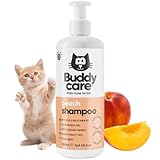 Buddycare Pfirsich-Katzenshampoo – Tiefenreinigendes Shampoo für Katzen...