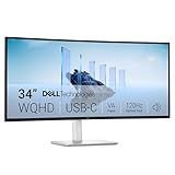 Dell 34 Plus USB-C Monitor - S3425DW, WQHD (3440x1440), 21:9 Curved, 120Hz,...