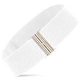 Andibro Breiter elastischer Gürtel für Damen,Stretch Taillengürtel...