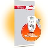 ROTBURG Infrarotheizung mit Thermostat - Geräuschlose Infrarot Wandheizung...