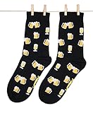 Roits Herren Lustige Bier Schwarze Socken 41-46 - Bunte Witzige Socken, Odd...