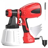 Farbsprühsystem, 650W Farbsprühgerät, Farbspritzpistole 1200ML...