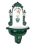 aubaho Waschbecken Brunnen Wandbrunnen 72cm Alu Garten im antik Stil...