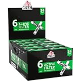 GIZEH BLACK Active Filter – Aktivkohlefilter slim 6 mm Durchmesser –...