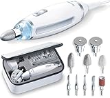 Beurer MP 62 Maniküre-/ Pediküre-Set, elektrische Nagelfeile mit 10...