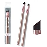 Eyeliner Pinsel 2 Stück Abgewinkelter Lidstrich Pinsel Precision Gel...