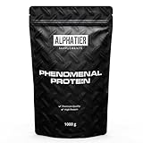 Alphatier Protein Pulver Lemon Cheesecake 1000 g - Proteinpulver mit 79%...