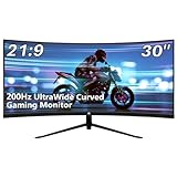 Z-Edge 30 Zoll Curved Gaming Monitor 200Hz 1ms MPRT, 21:9 Ultrawide...