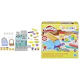 Play-Doh Kitchen Creations Knetspaß Café, Café-Spielset mit 20...