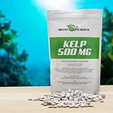 Kelp Pulver Tabletten See-Algen & Braunalgen Vegan Extrakt Hochdosiert...