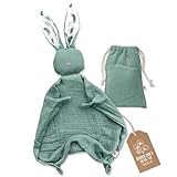 Mikito Baby-Musselin Lovey Bunny aus Bio-Baumwolle, Öko-Tex- und...