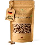 Cordyceps Kapseln 400mg – 40% Polysaccharide – Hochdosiert &...