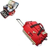 Notfall-Rucksack mit abnehmbarem Trolley, großes Fassungsvermögen,...