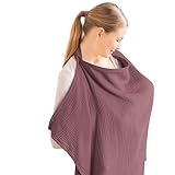 Aolso Stillbezug für Babys, Musselin-Stillbezug, Stilltuch für Unterwegs,...