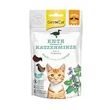 GimCat Crunchy Snacks Ente mit Katzenminze - Knuspriges und proteinreiches...