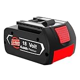 6000mAh Ersatzakku für Bosch 18V Akku Kompatibel mit Bosch Akku GBA BAT618...