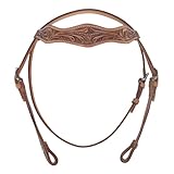 Westerntrense „Utah“ – Elegantes Zaumzeug aus Leder mit floraler...