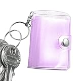 Mini-Fotoalbum-Schlüsselanhänger, kleines Fotoalbum mit 24 Taschen,...