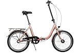20 Zoll Faltrad – Leichtes Alu-Klapprad mit 3 Gang Nabenschaltung...