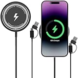 Mag-Safe Ladegerät Wireless Charger, 2er-Pack 15 W Induktive Ladestation...