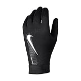 Nike Unisex Soccer Gloves Academy Therma-Fit, Black/Black/White,...