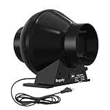 Brogachy 100mm Regelbar Rohrventilator 332m³/h, Hochleistungs-motor,...