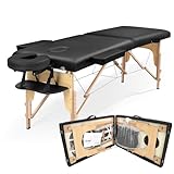 Eccellensedie Massageliege klappbar Kosmetikliege Massagetisch: 2-Zonen...