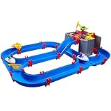 AquaPlay Harbour Wasserbahn - Outdoor-Wasserspiel mit Bahn, Booten und 2...