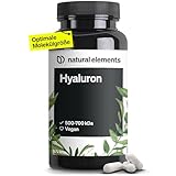 Vegane Hyaluronsäure – 500 mg Hyaluron/Kapsel – 90 Kapseln für 3...