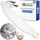 Hochstuhl Fußablage, 1 Set, in Weiß, kompatibel mit IKEA Antilop,...