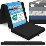 ELONEO Klappmatratze 65x195 cm, 9 cm hoch, Klappmatratze Kinder faltbar,...