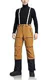 Pioneer Camp Herren Skihose Gefüttert mit Hosenträger Ski Hosen...