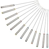 Nicrulp 12 Stück Fonduegabeln, Käsefondue Gabeln, Schokoladentauchgabel,...