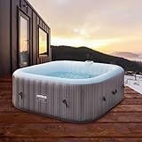 Arebos Spa Whirlpool 2400W | In-Outdoor Pool | für 6 Personen 185x185cm |...