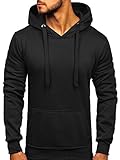 BOLF Herren Kapuzenpullover Hoodie Sweatshirt mit Kapuze Pullover Pulli...