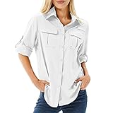 yeyity Hemd Damen UPF 50+ UV Schutz Langarmshirt Damen Outdoor...