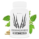 Ashwagandha 3000| 180 kapseln Hochdosiert | Bio Ashwagandha Wurzel Pulver...