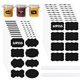 160PCS Tafeletiketten Selbstklebend, Gewürzetiketten Klebeetiketten,...