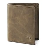 TENBST Geldbörse Herren mit RFID Schutz, Portmonee mit 15 kartenetui,...