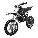 49cc Dirt Bike,Kinder Jugend Crossbike Pocket Cross,10 Zoll 2-Takt Motorrad...