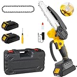 6 Zoll Kettensäge, Akku-Kettensäge, Leichtgewicht mit Akkubetrieb,...