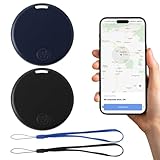 2 Stück Schlüsselfinder Bluetooth 5.2, Smart-Tag GPS Tracker kompatibel...
