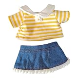 Luwecf Puppenmode Set: Bluse Und Denim Rock für Kleine Puppen,...