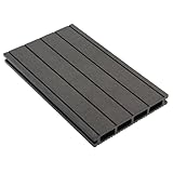Montafox WPC Terrassendielen Dielen Komplettset Hohlkammerdiele...