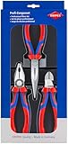 Knipex Montage-Paket, 3-teilig, 160 bis 200 mm, Grundausstattung für...